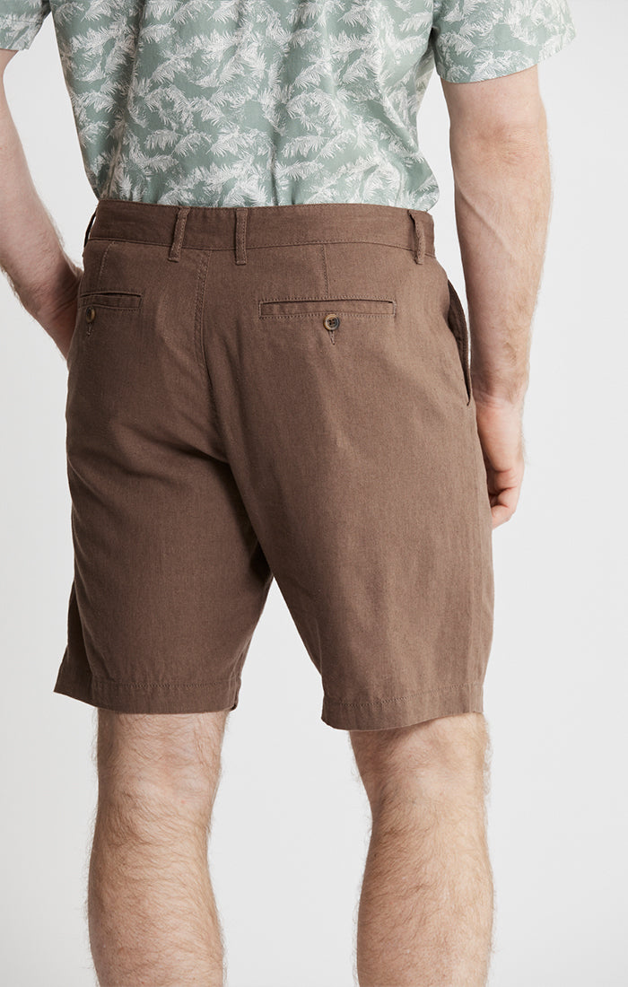 Linen Blend Bleecker Shorts