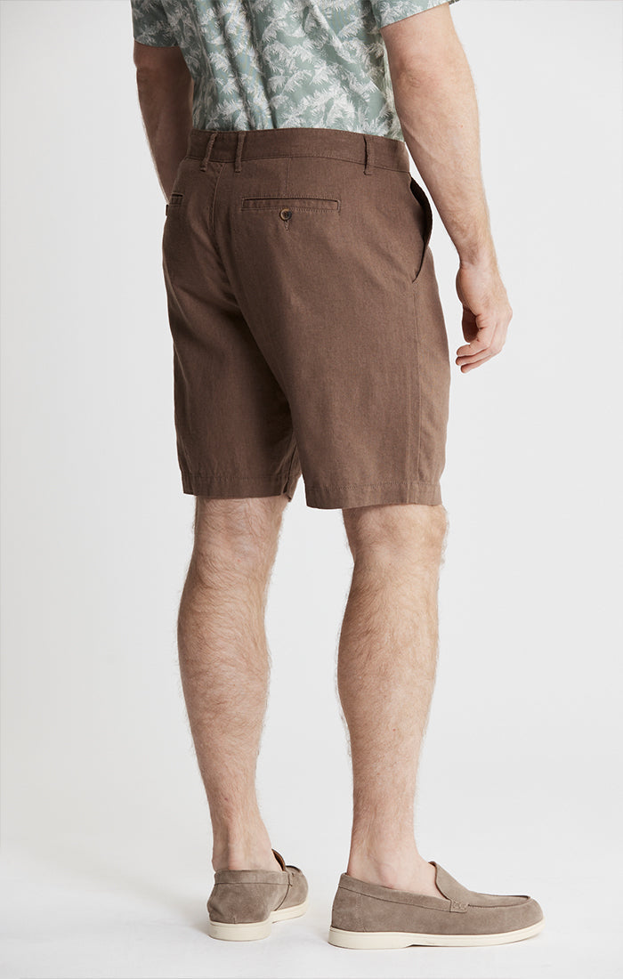 Linen Blend Bleecker Shorts