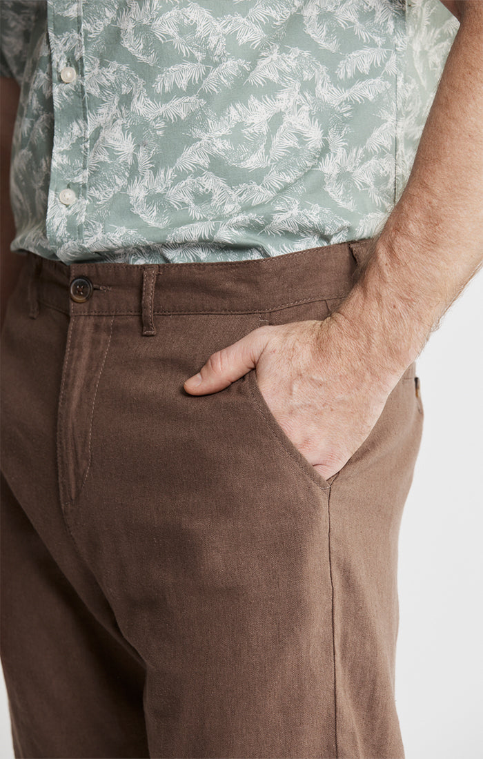 Linen Blend Bleecker Shorts