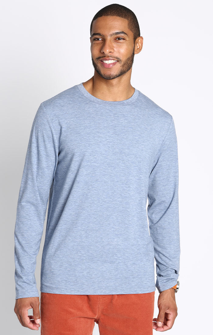 2 Pack Poly Viscose Crewneck