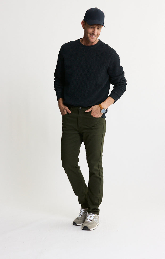 Straight Fit Stretch Traveler 5-Pocket Pants