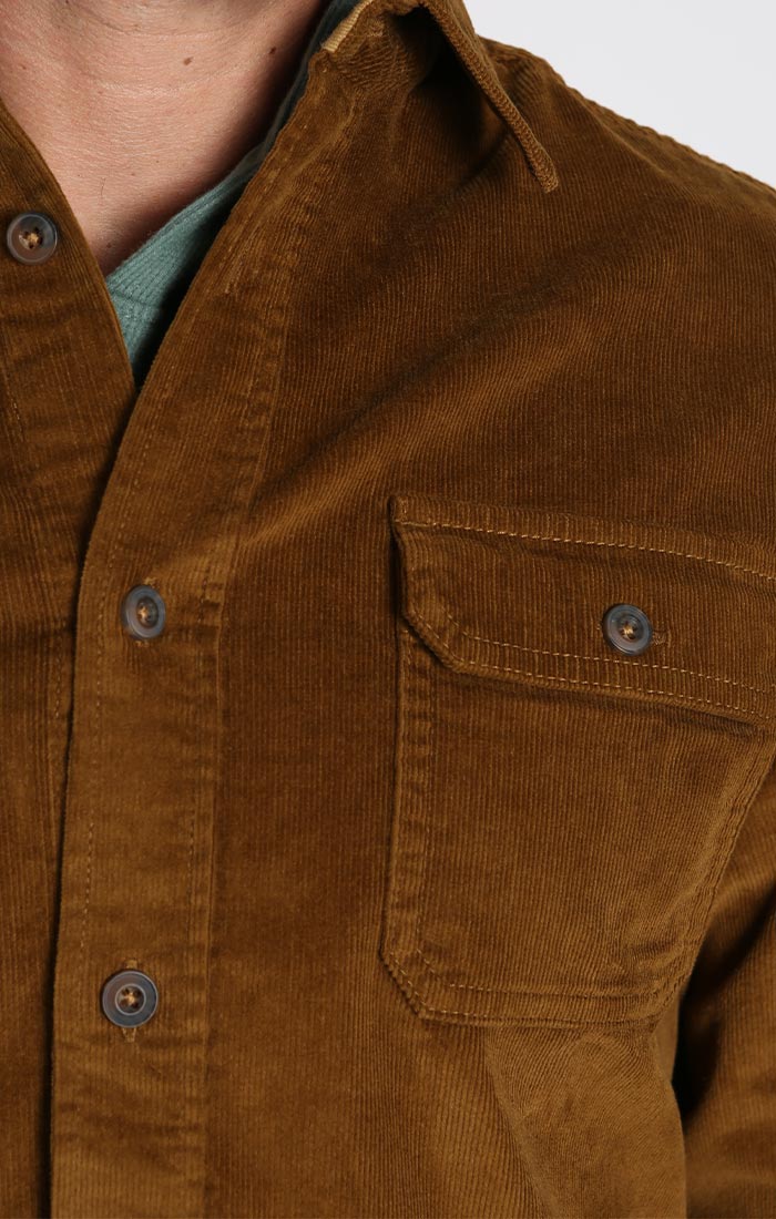 Stretch Corduroy Overshirt