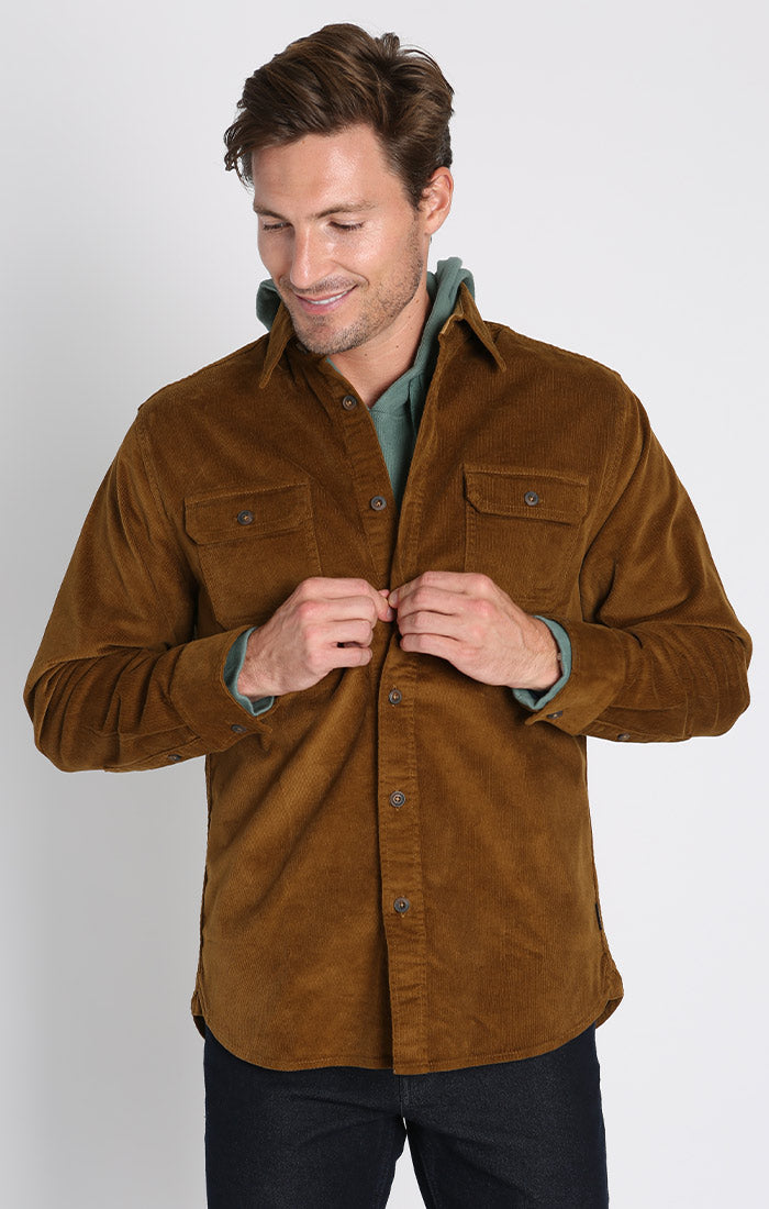 Stretch Corduroy Overshirt