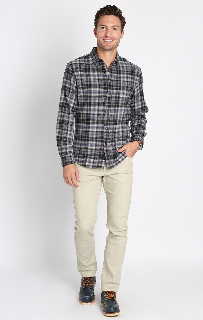 Stretch Midweight Flannel Workshirt