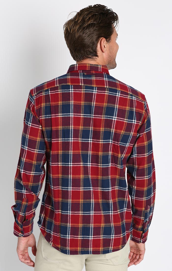 Stretch Midweight Flannel Workshirt