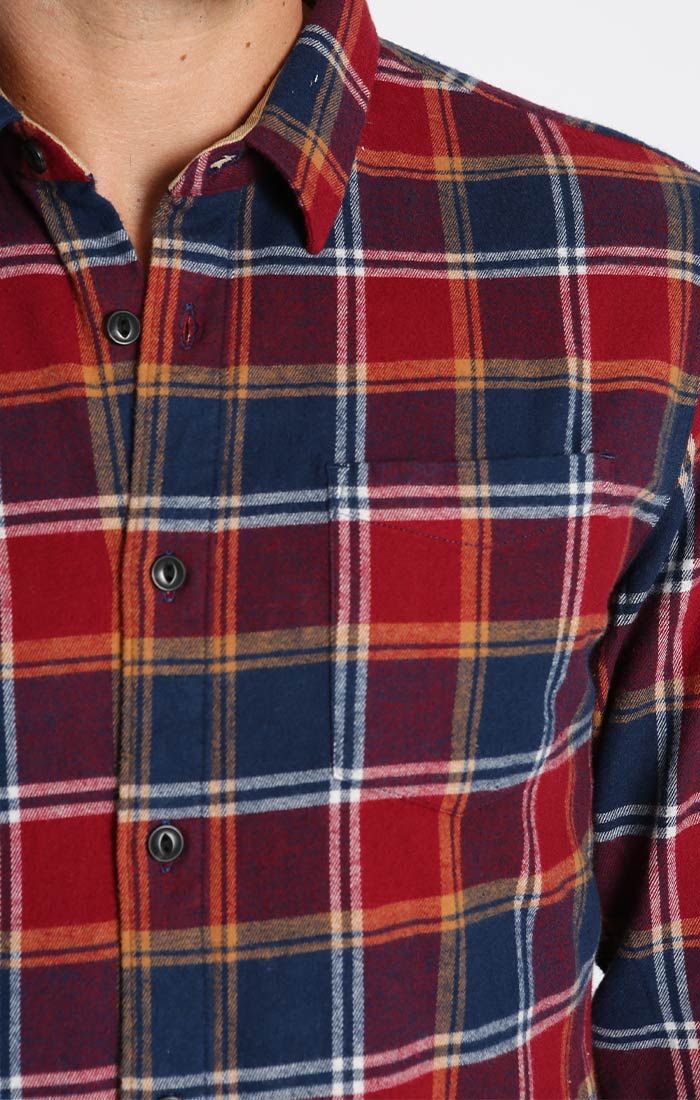 Stretch Midweight Flannel Workshirt