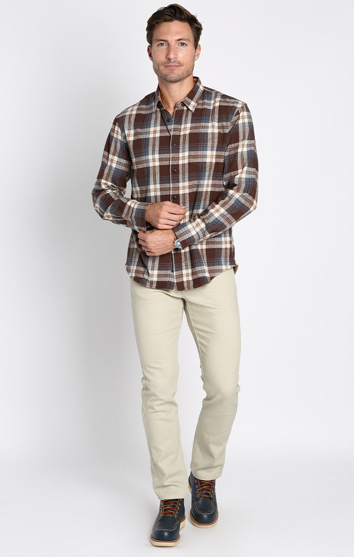 Stretch Midweight Flannel Workshirt