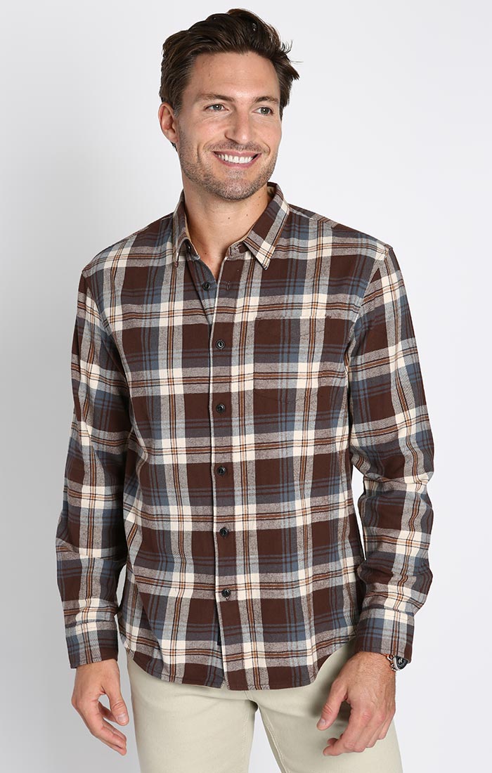 Stretch Midweight Flannel Workshirt