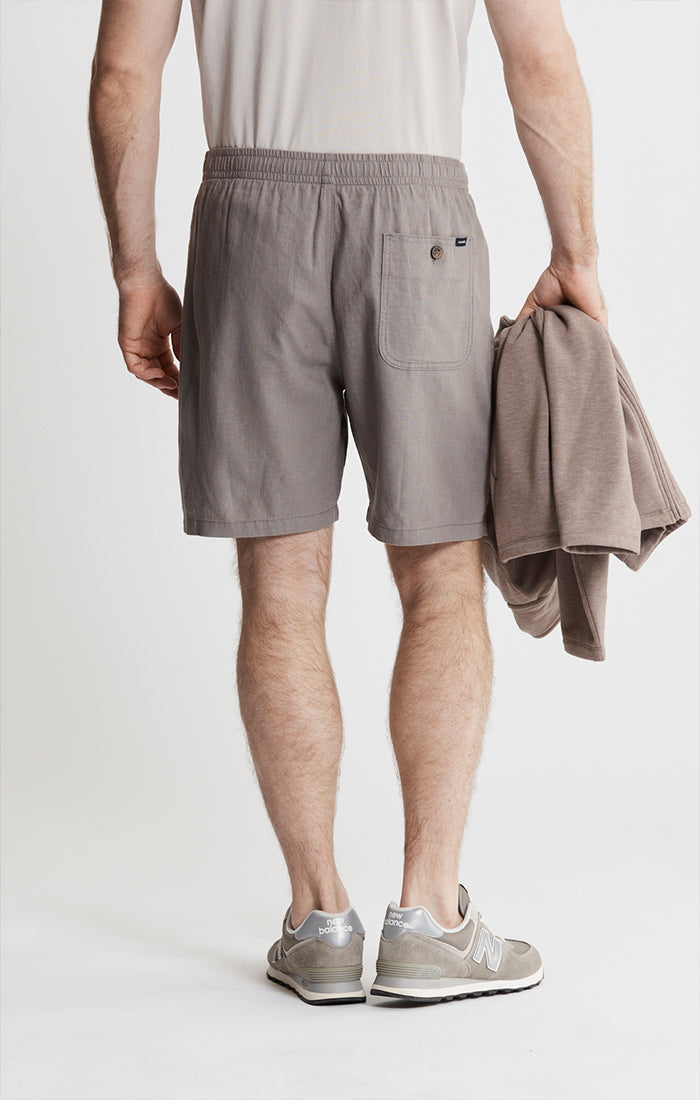 Linen Pull On Shorts