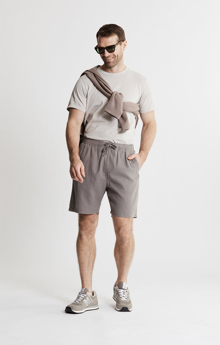 Linen Pull On Shorts