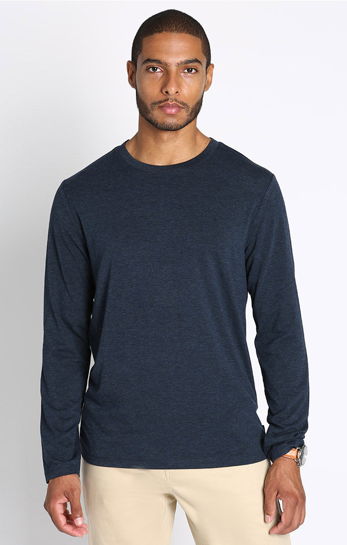 2 Pack Poly Viscose Crewneck