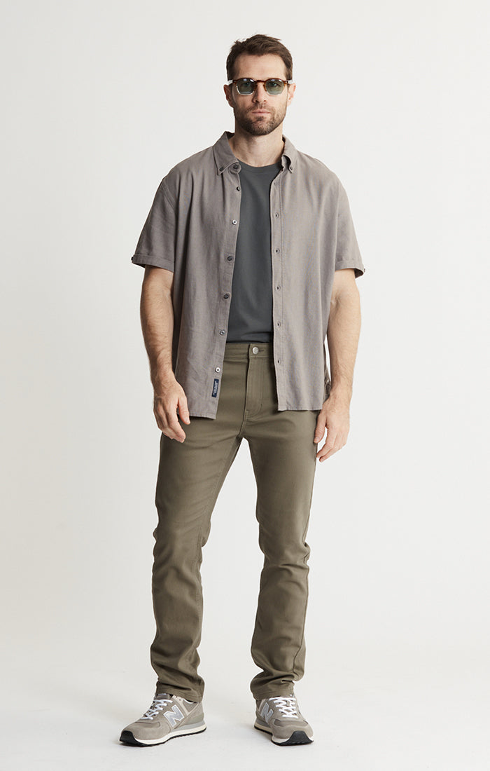 Noho Short Sleeve Linen Viscose Shirt