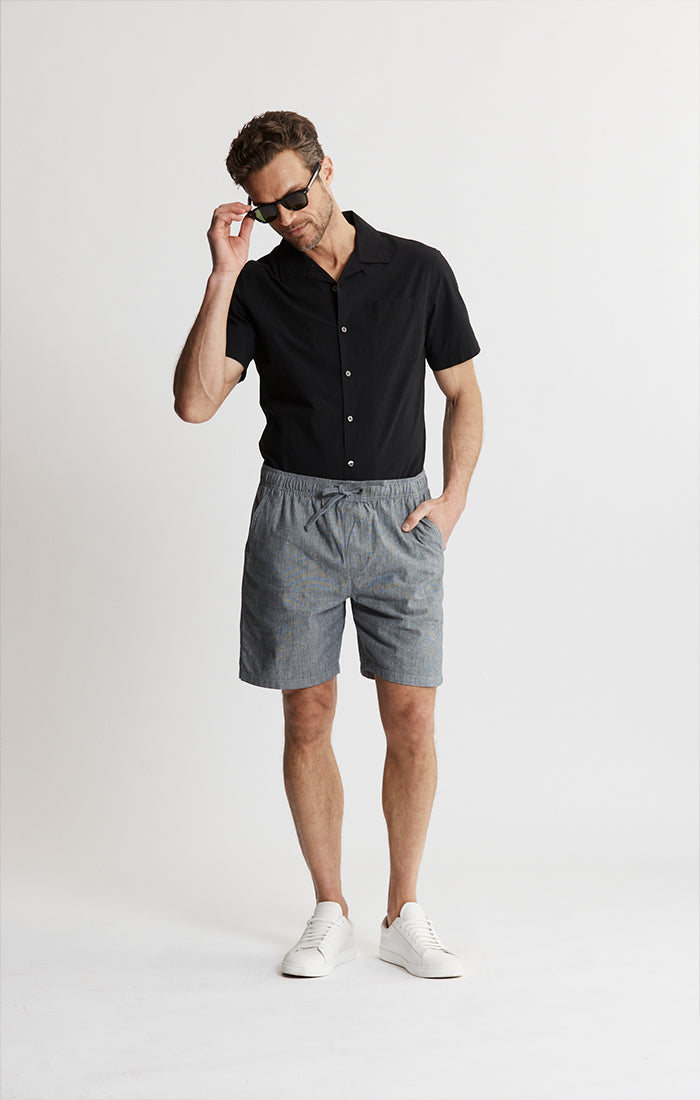 Chambray Pull On Shorts