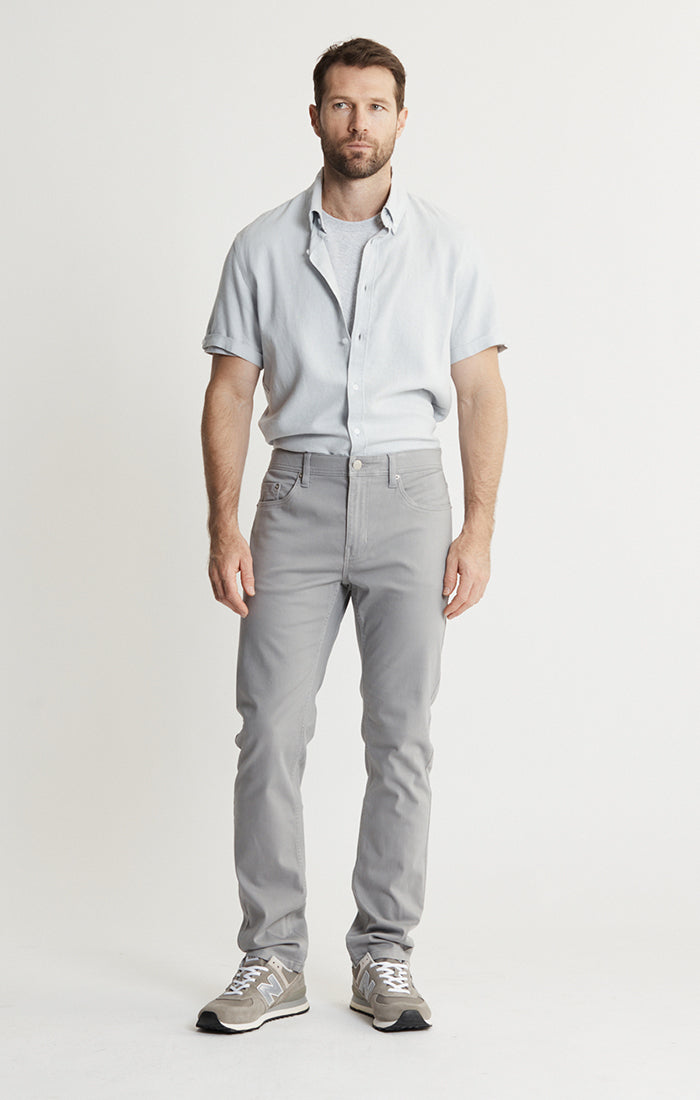 Stretch Cotton 5-Pocket Pants