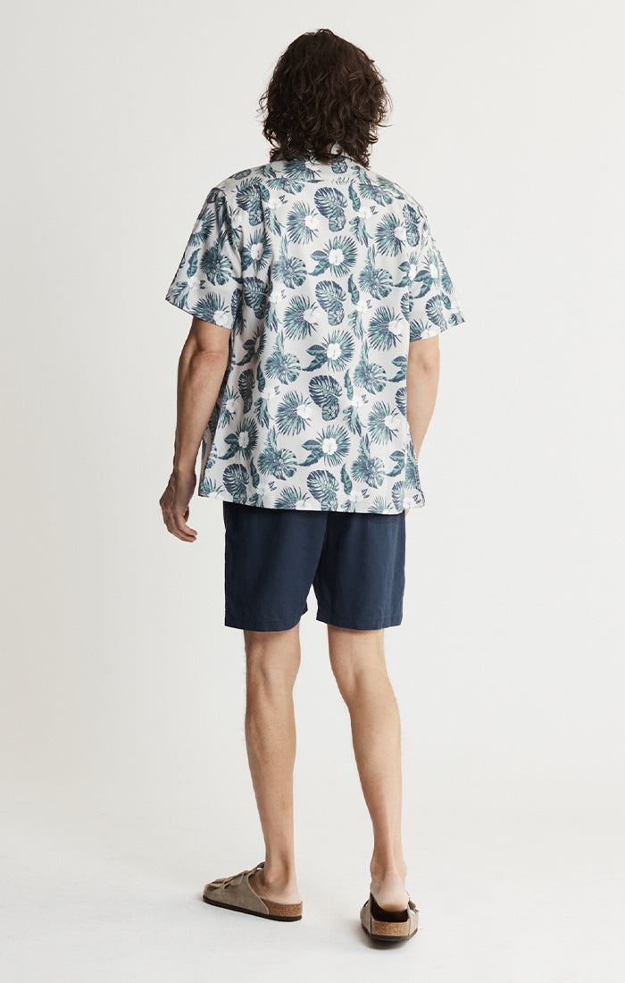 Lyocell Twill Short Sleeve Camp Shirt