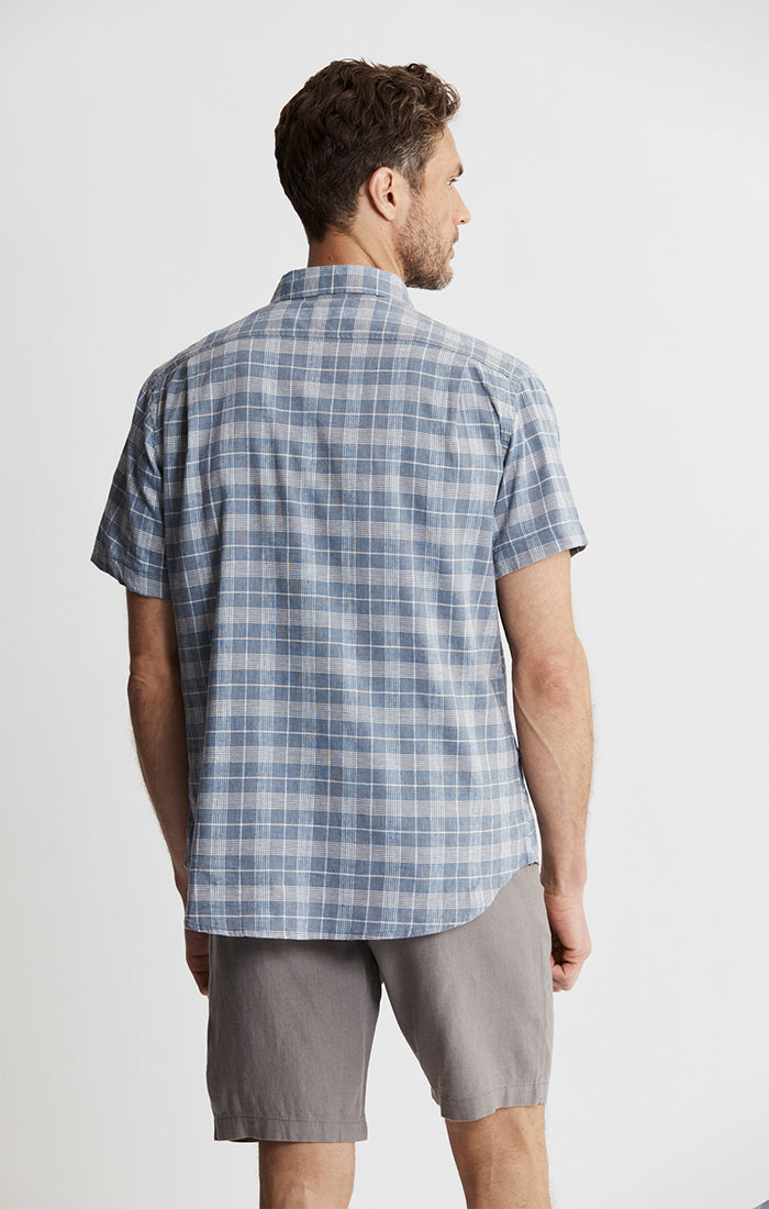 Cotton Linen Short Sleeve Shirt