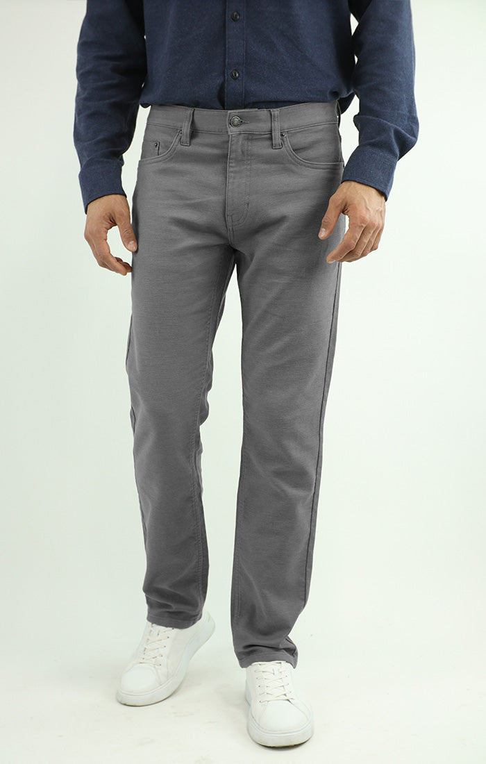 Stretch Straight Fit 5 Pocket Twill Pant