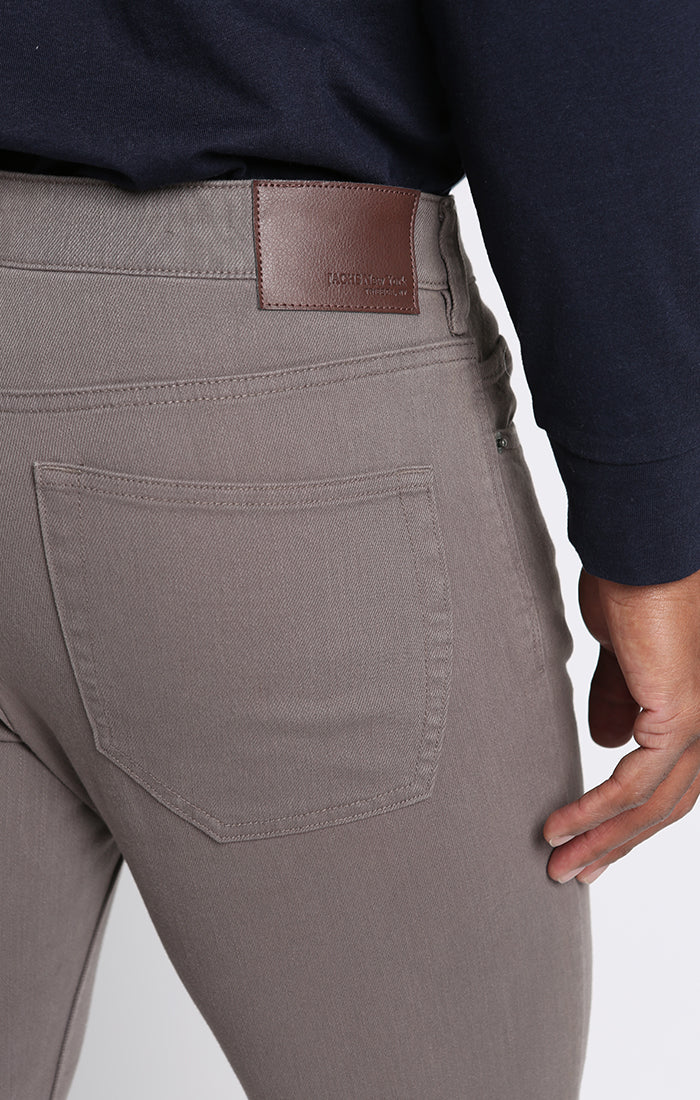 Straight Fit Stretch Bull Denim 5-Pocket Pants