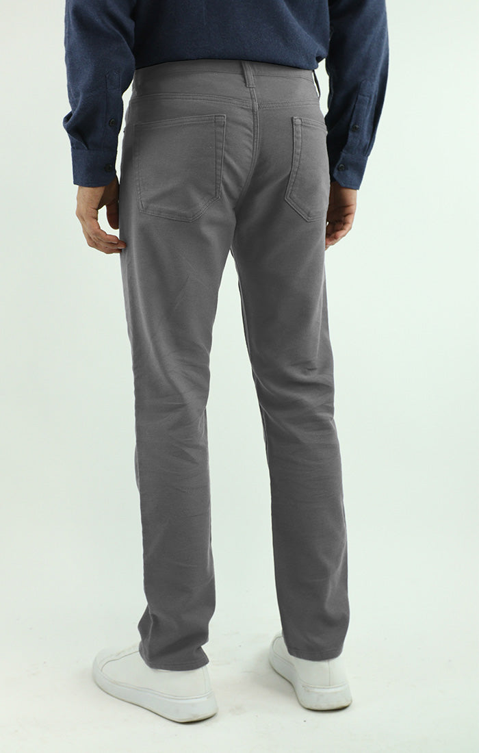 Stretch Straight Fit 5 Pocket Twill Pant