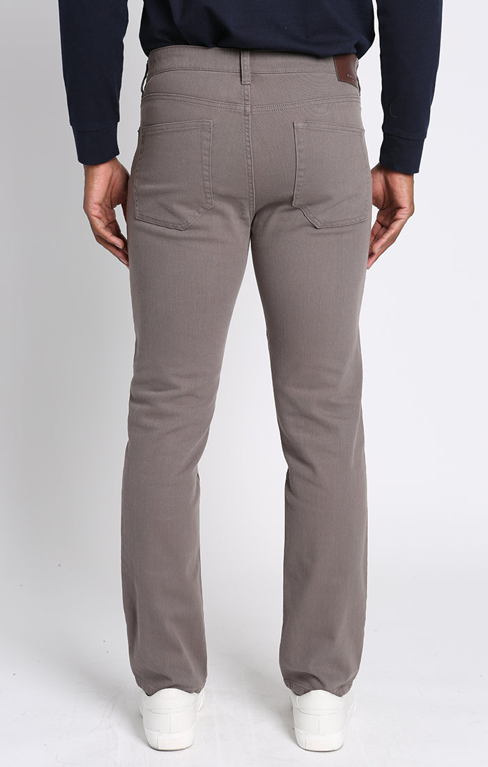 Straight Fit Stretch Bull Denim 5-Pocket Pants