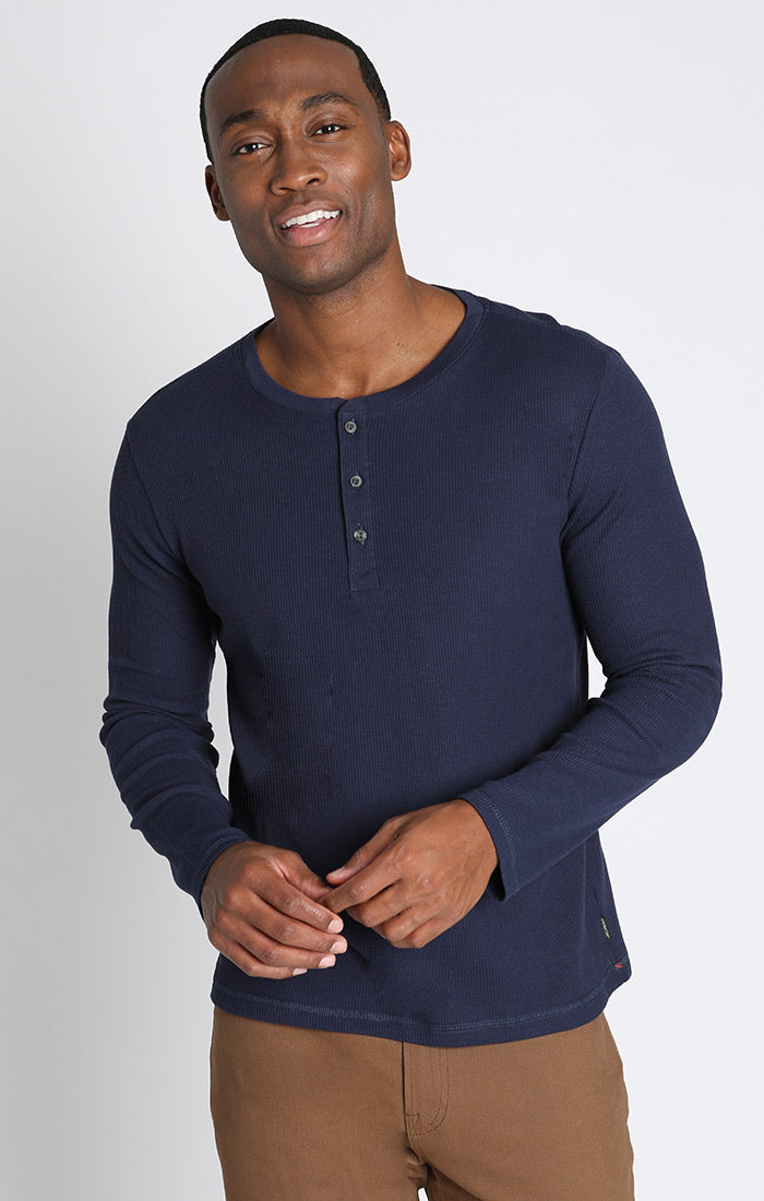 Classic Waffle Henley