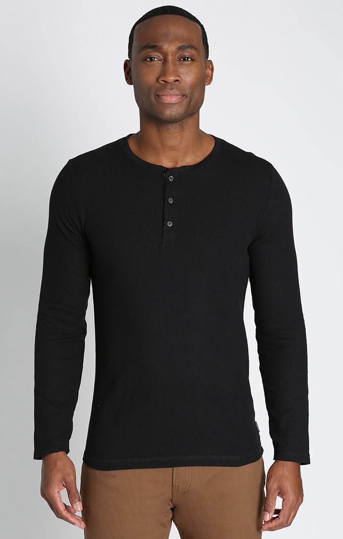 Classic Waffle Henley