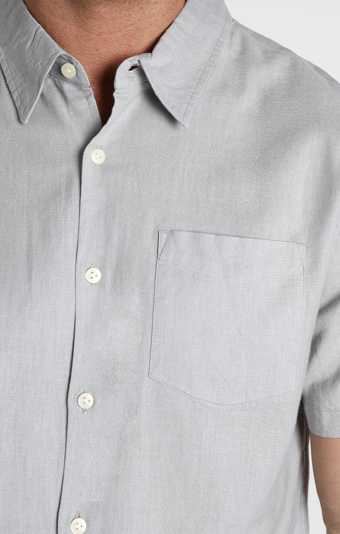 Cotton Linen Short Sleeve Shirt