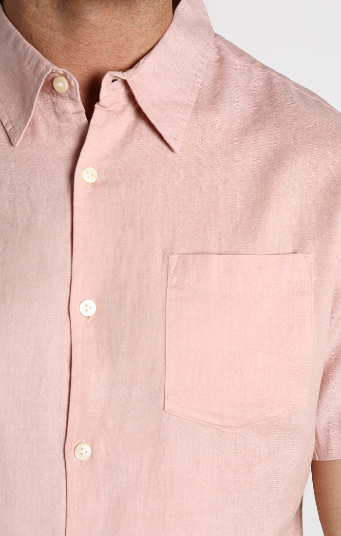 Cotton Linen Short Sleeve Shirt