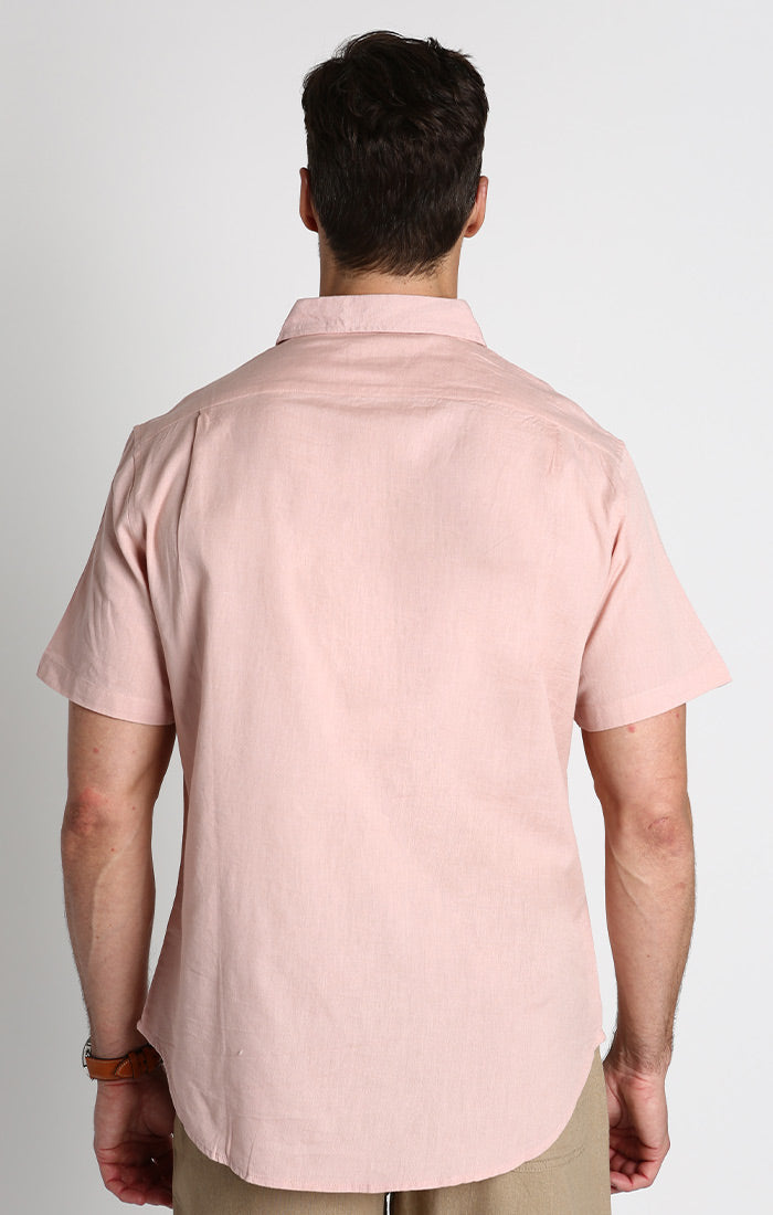 Cotton Linen Short Sleeve Shirt