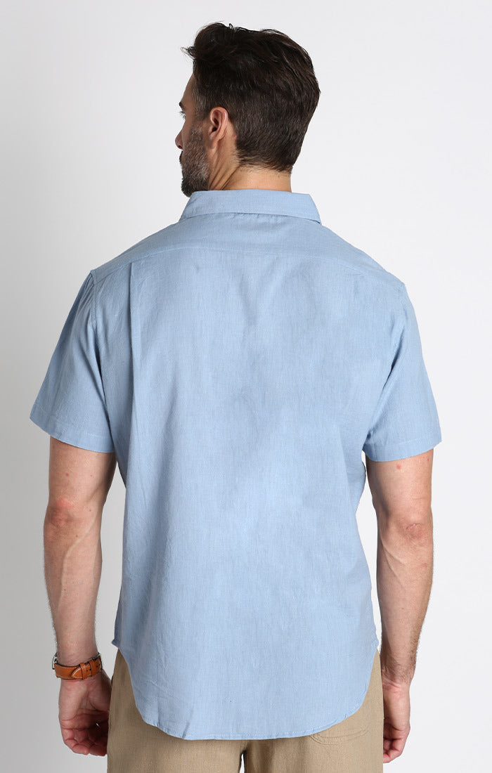 Cotton Linen Short Sleeve Shirt