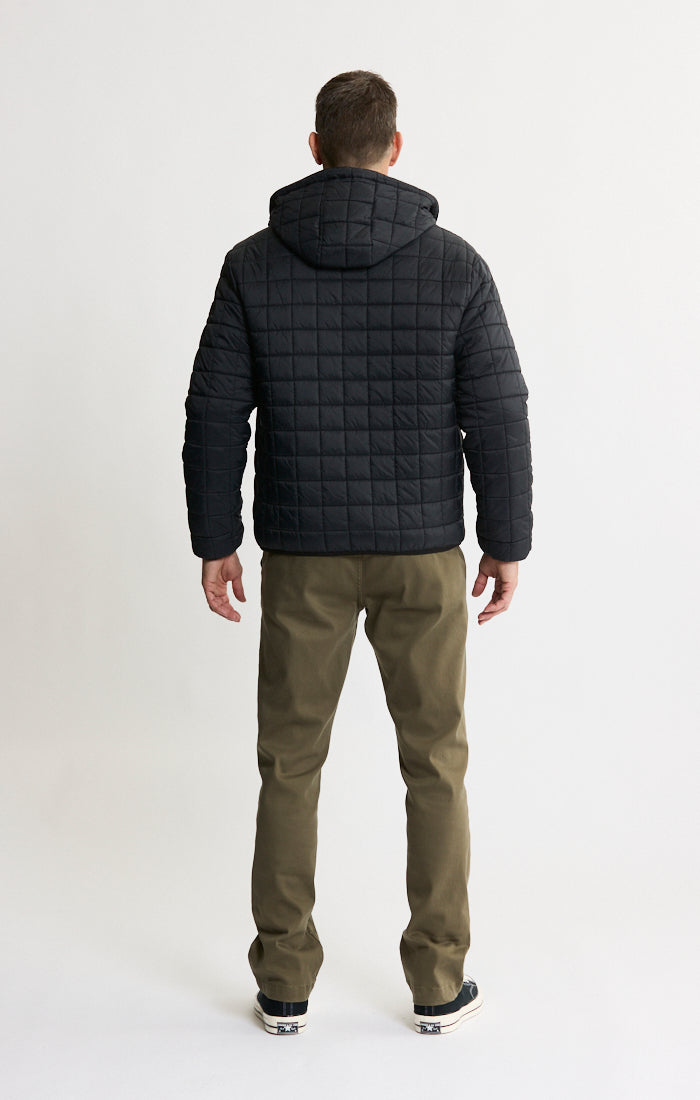 Light Quilted Hooded Puffer Jacket