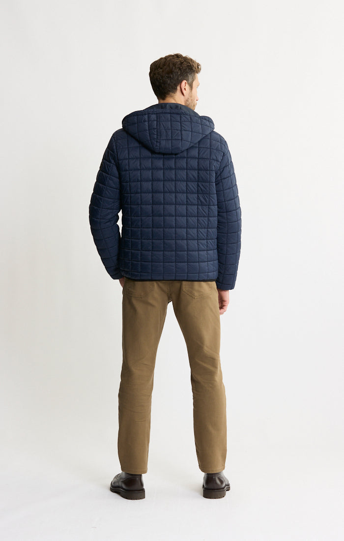 Light Quilted Hooded Puffer Jacket