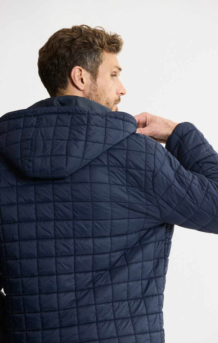 Light Quilted Hooded Puffer Jacket