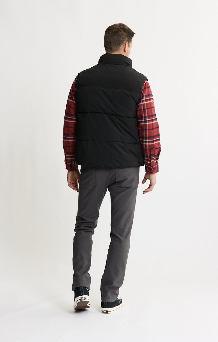 Black Namath Puffer Vest