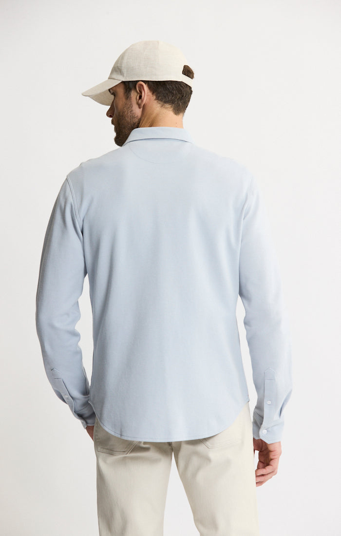 Manor Long Sleeve Cotton Double Face Shirt