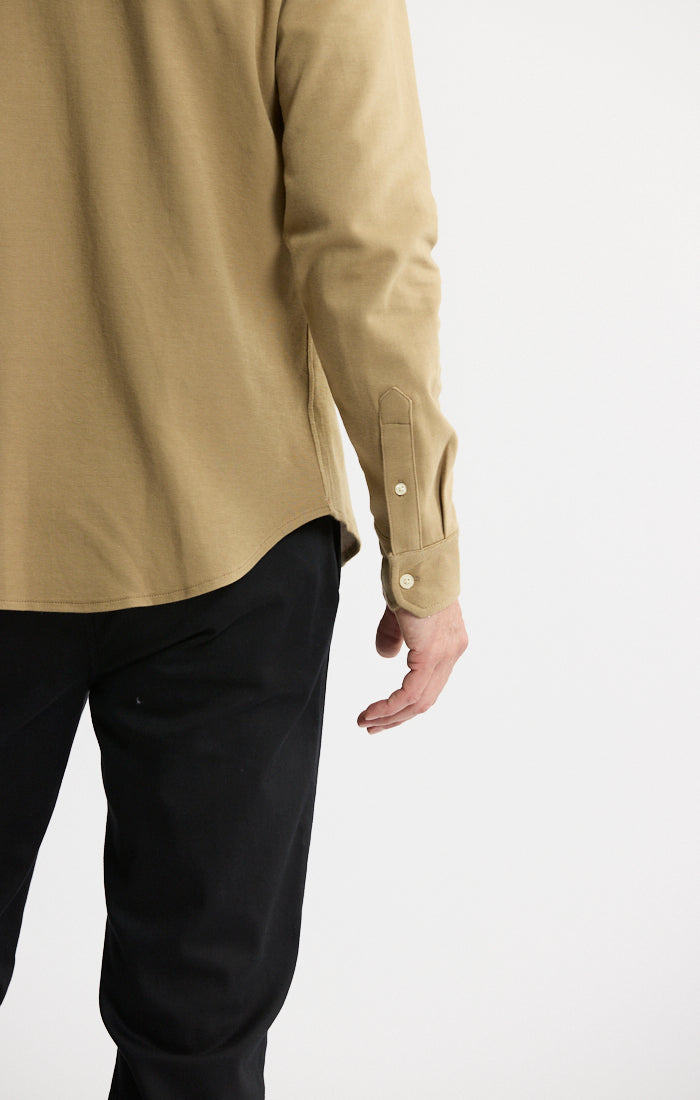 Manor Long Sleeve Cotton Double Face Shirt