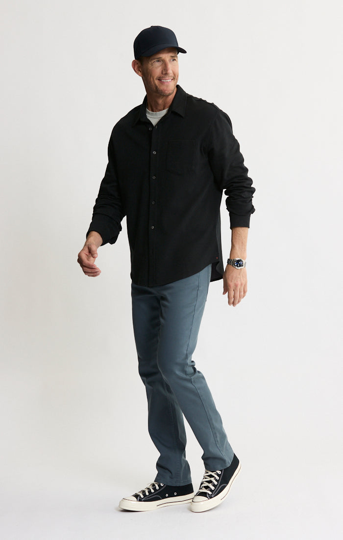 Manor Long Sleeve Cotton Double Face Shirt