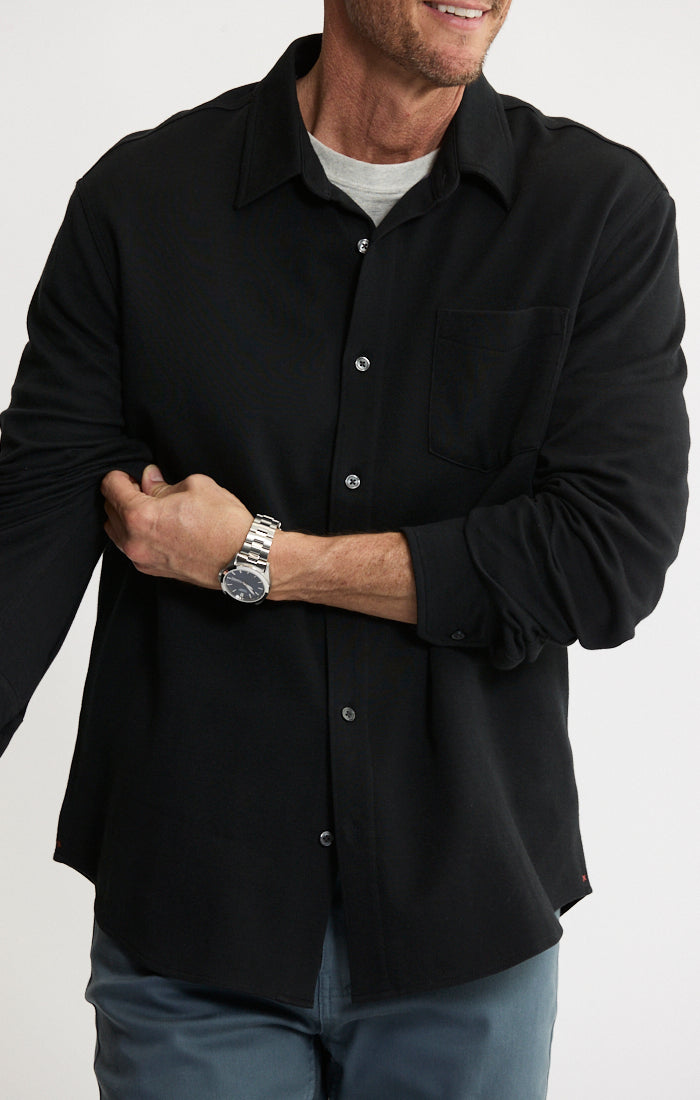 Manor Long Sleeve Cotton Double Face Shirt