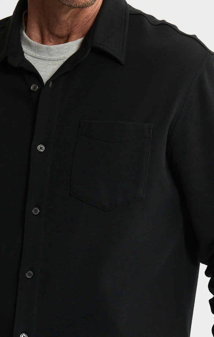 Manor Long Sleeve Cotton Double Face Shirt