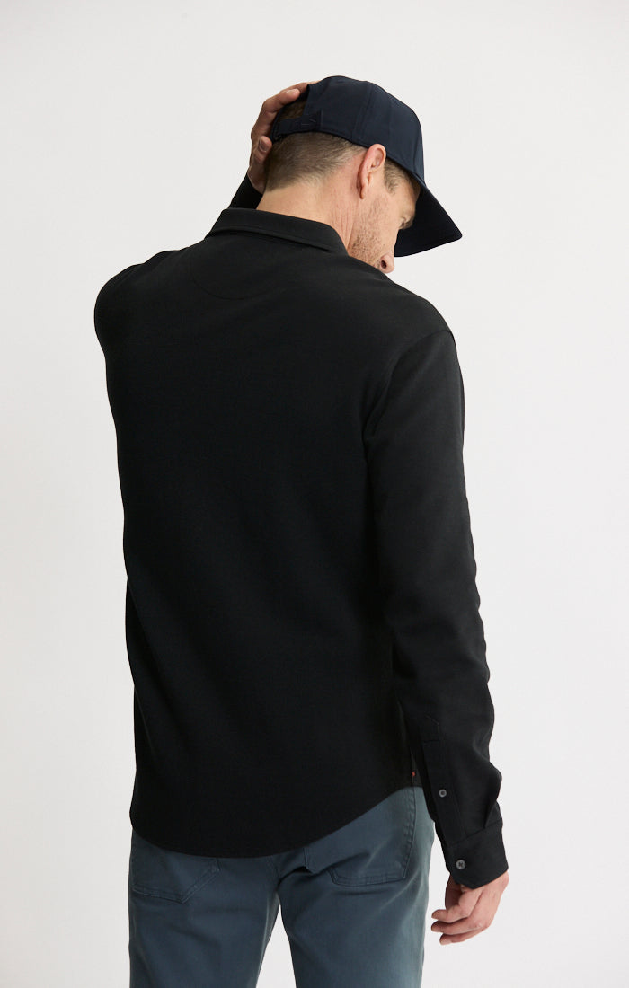 Manor Long Sleeve Cotton Double Face Shirt