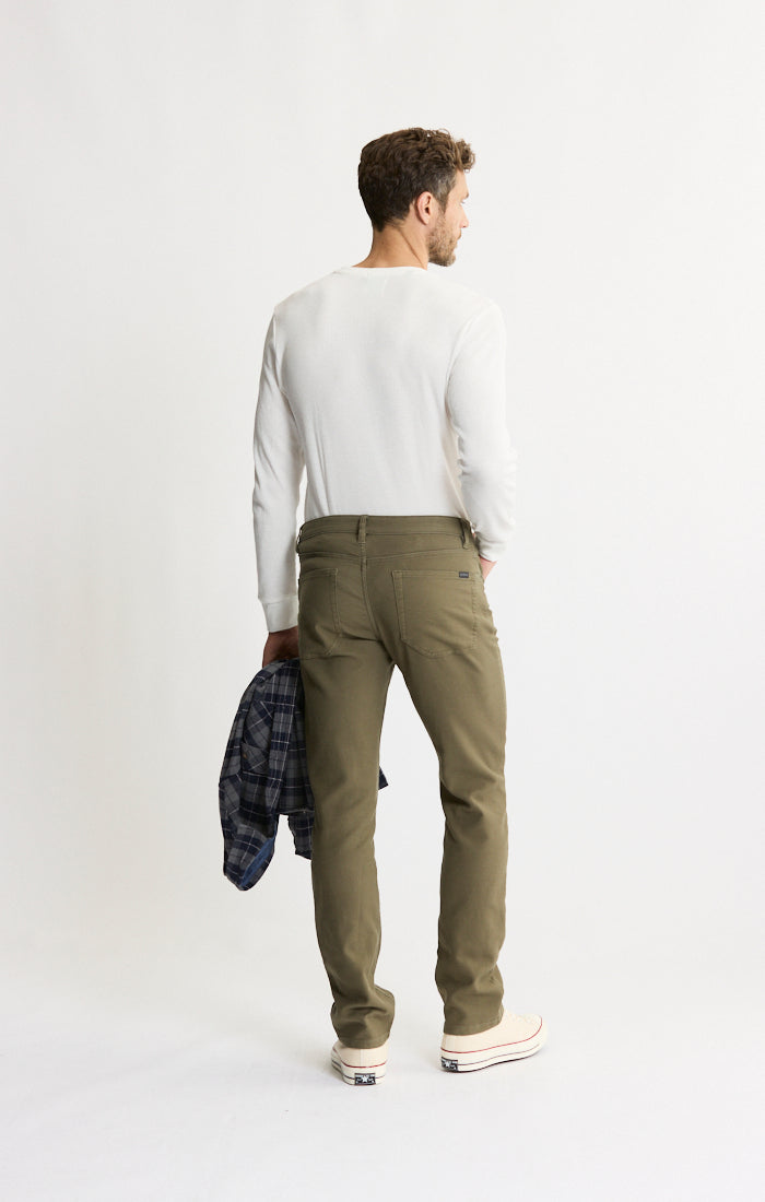 Loopback Twill 5-Pocket Pants