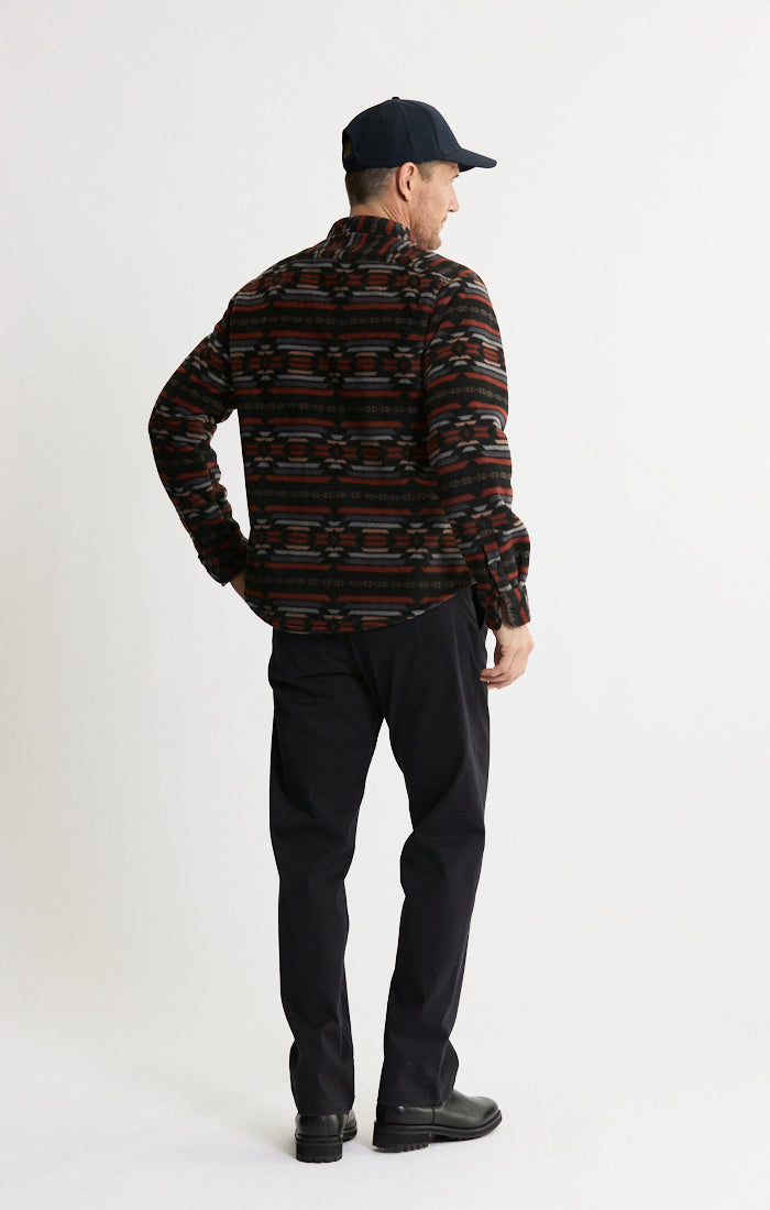 Sherpa Bonded Polar Fleece Shirt Jacket