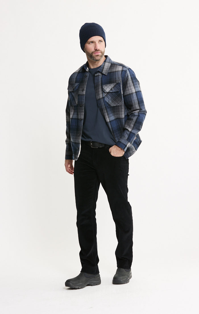Sherpa Lined Flannel Shirt Jacket