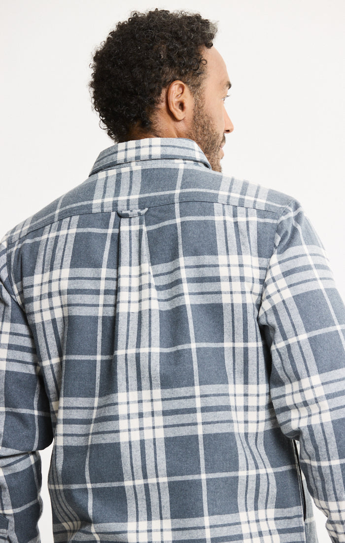 Sherpa Lined Flannel Shirt Jacket
