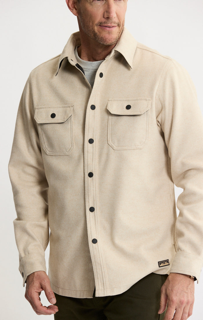 Brushed Knit Overshirt