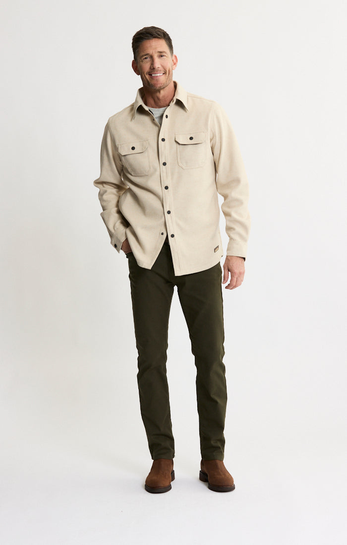 Brushed Knit Overshirt