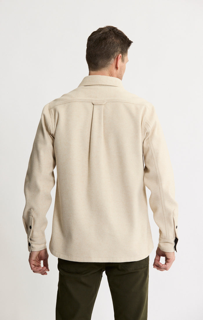 Brushed Knit Overshirt