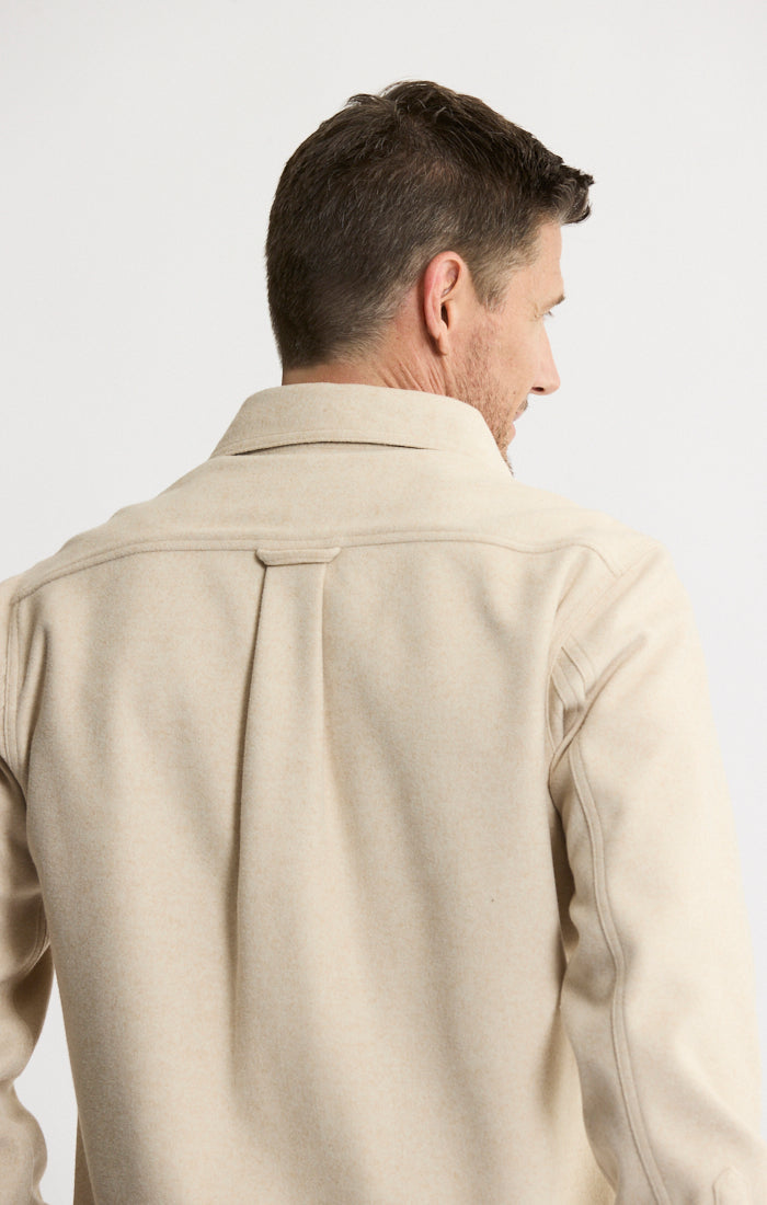 Brushed Knit Overshirt