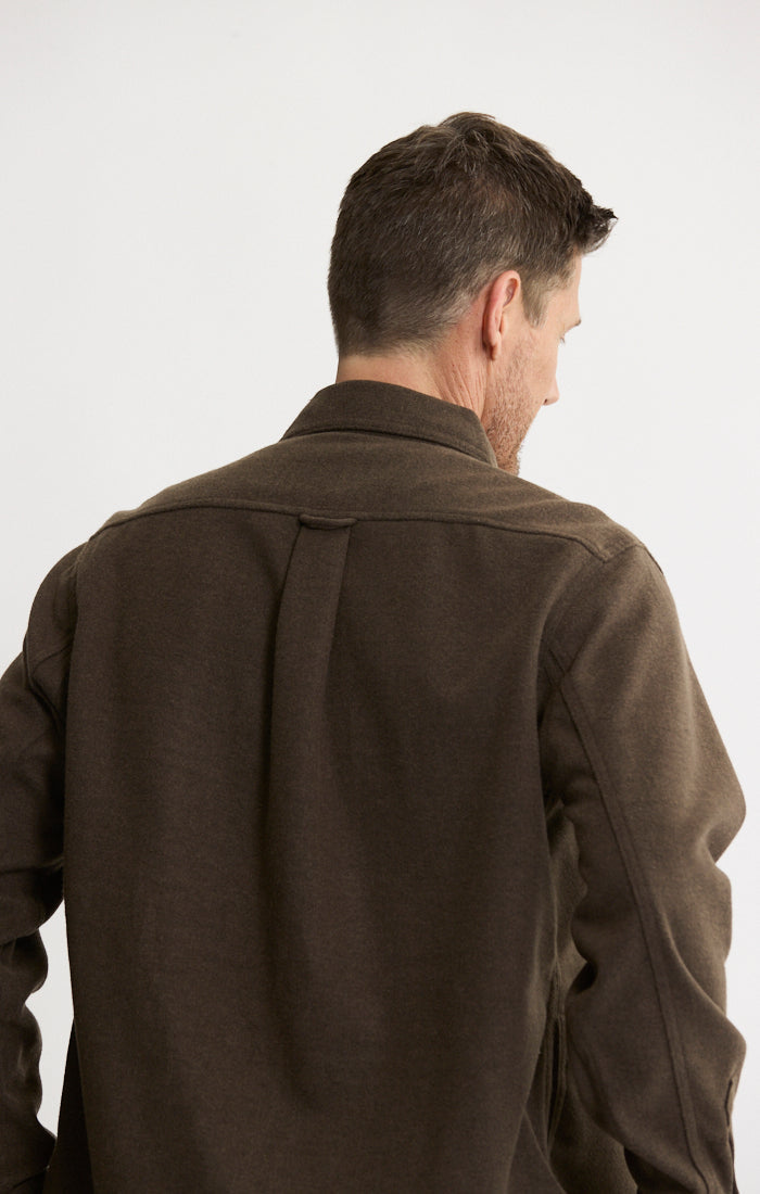 Brushed Knit Overshirt