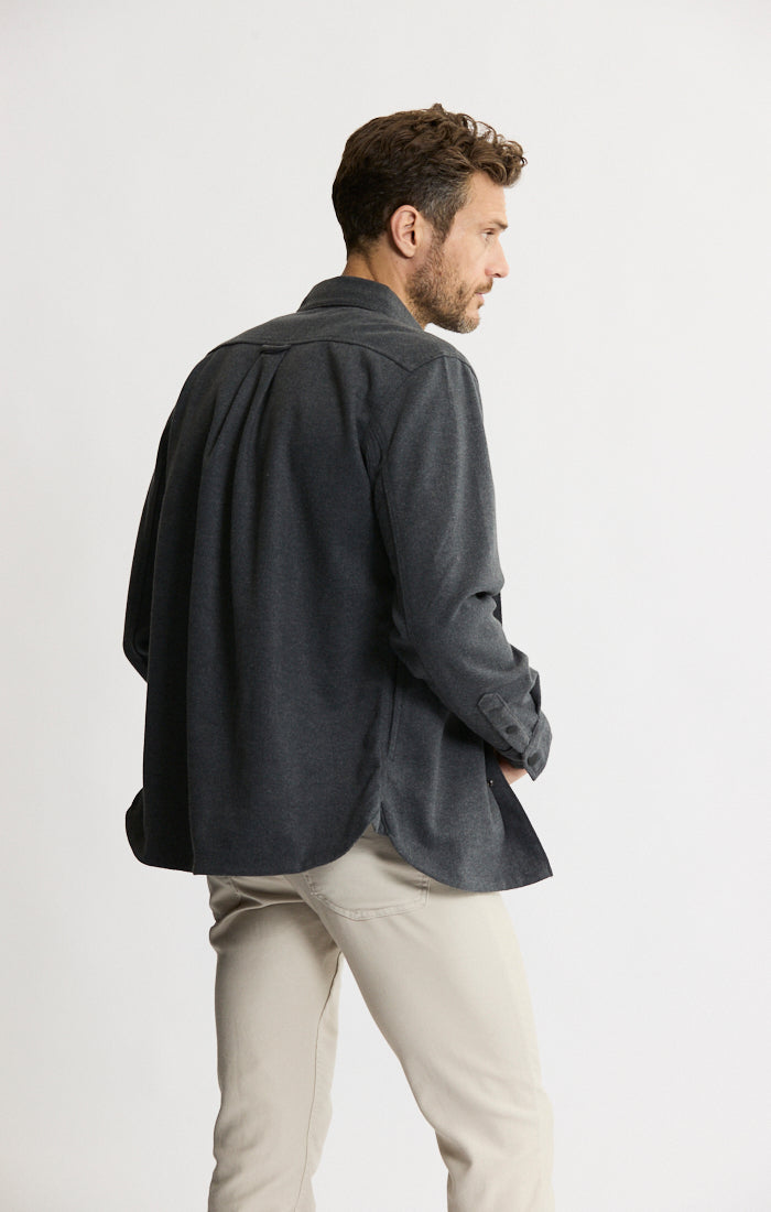 Brushed Knit Overshirt